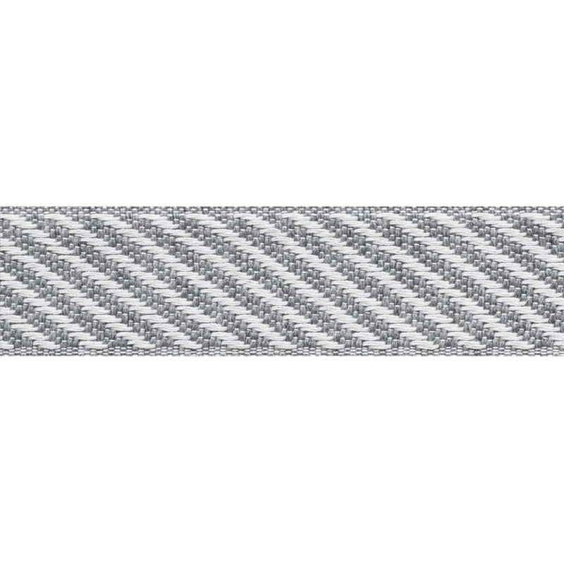 SCHUMACHER BOBO TAPE GREY TRIM | Atlanta Fabrics