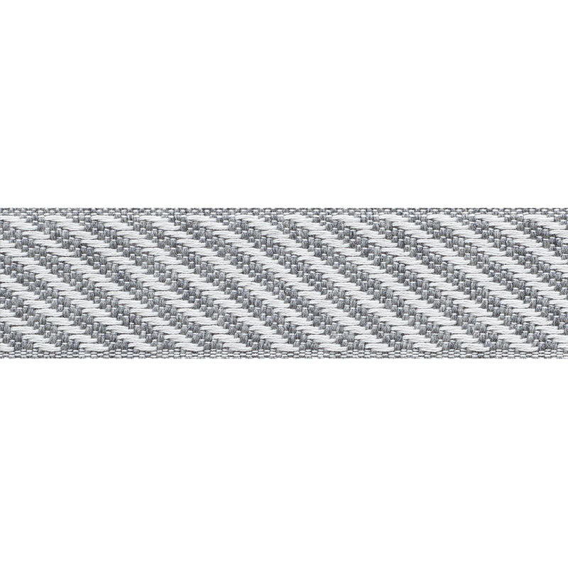 Schumacher BOBO TAPE GREY Trim | Atlanta Fabrics