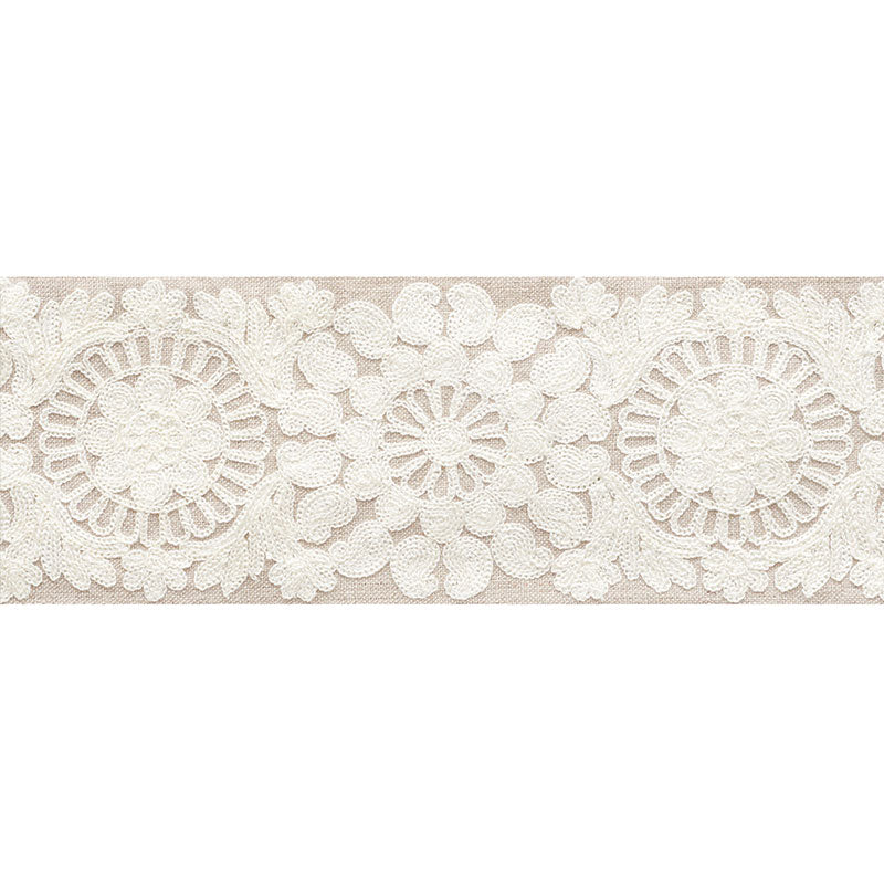 Schumacher JOELLE TAPE NATURAL Trim | Atlanta Fabrics