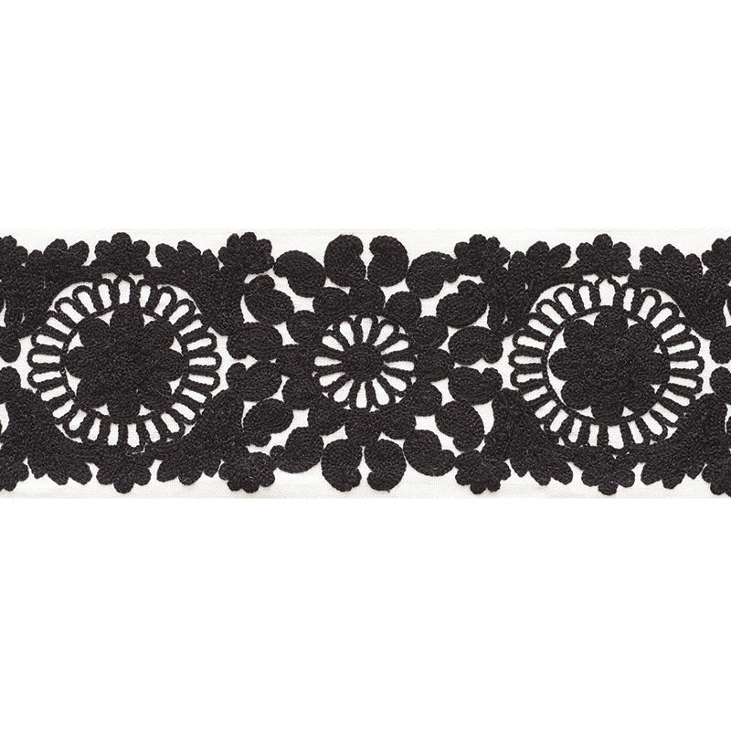 Schumacher JOELLE TAPE BLACK Trim | Atlanta Fabrics