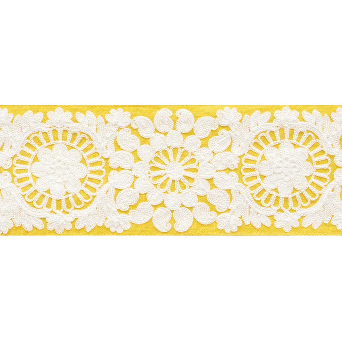 Schumacher JOELLE TAPE YELLOW Trim | Atlanta Fabrics