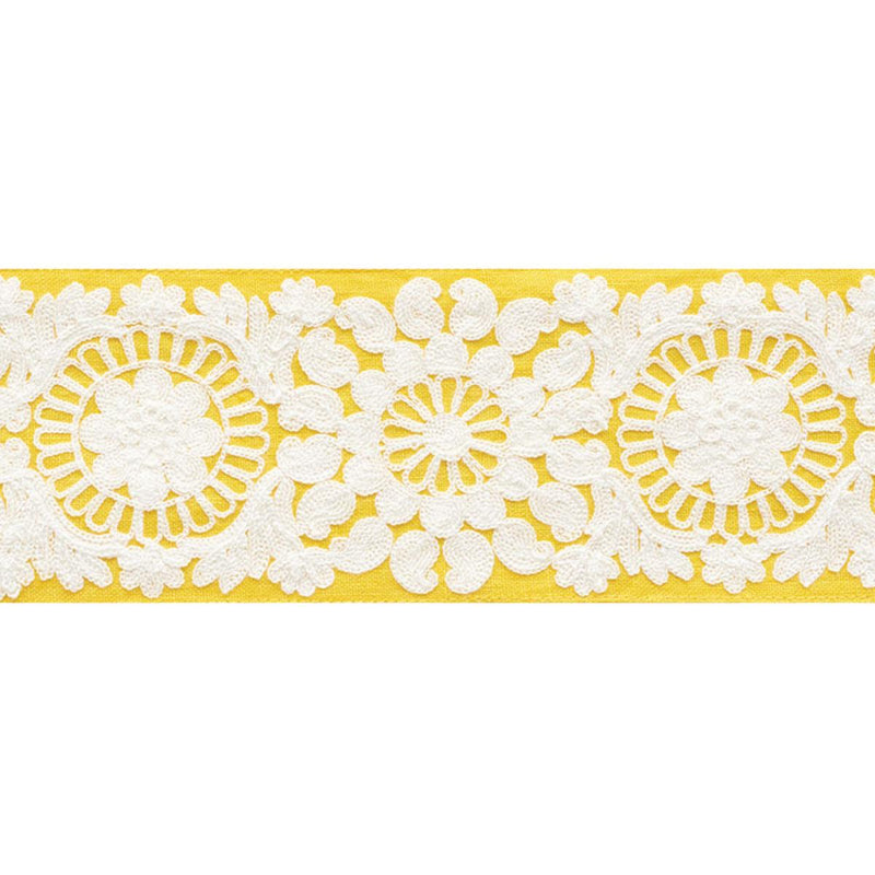 Schumacher JOELLE TAPE YELLOW Trim | Atlanta Fabrics