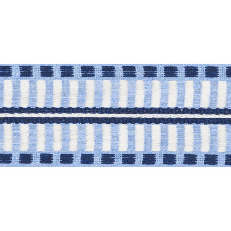 Schumacher JACOBSEN TAPE INDOOR/OUTDOOR CHAMBRAY Trim | Atlanta Fabrics