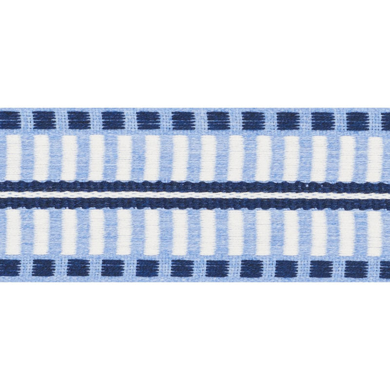 Schumacher JACOBSEN TAPE INDOOR/OUTDOOR CHAMBRAY Trim | Atlanta Fabrics