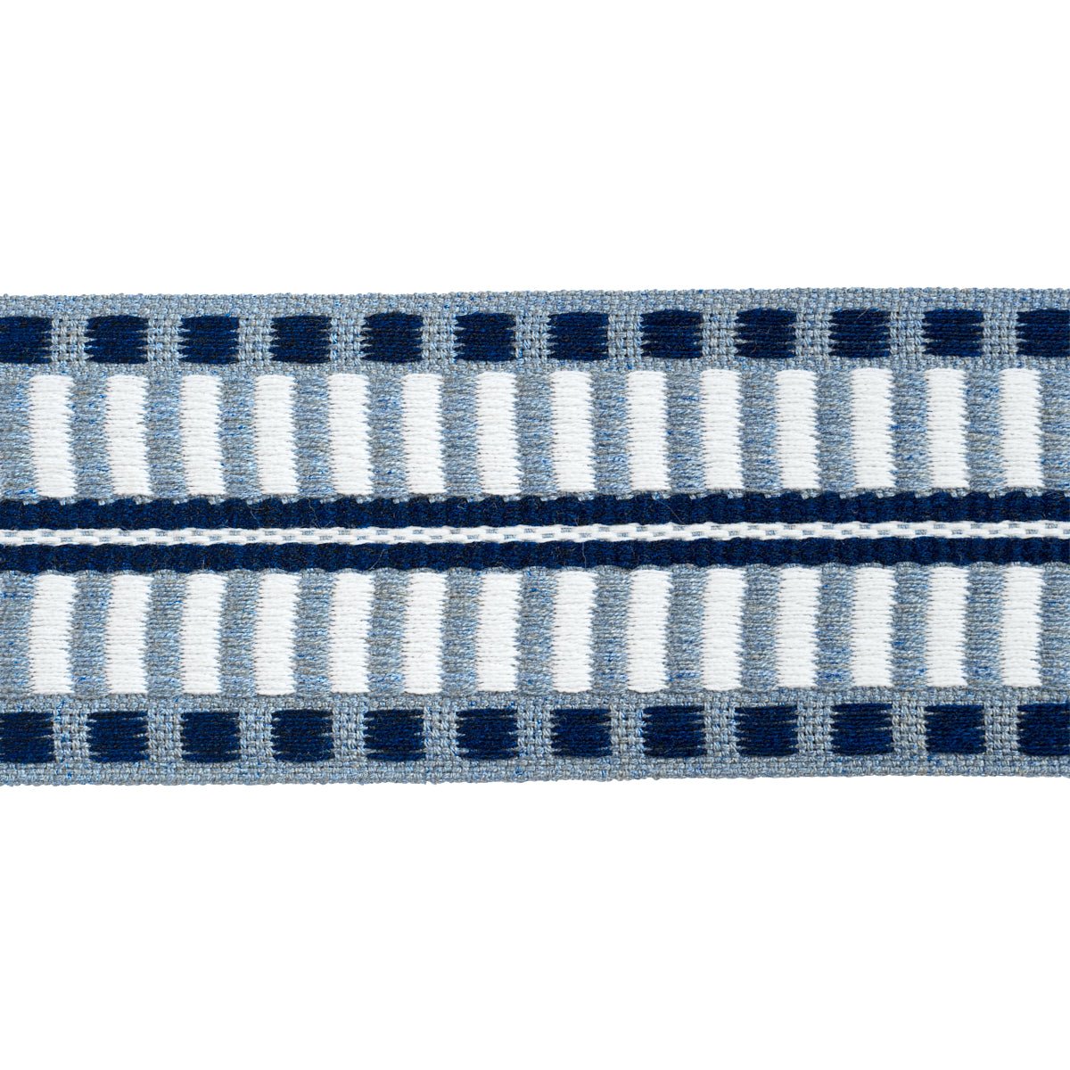 Schumacher JACOBSEN TAPE INDOOR/OUTDOOR NAVY Trim | Atlanta Fabrics