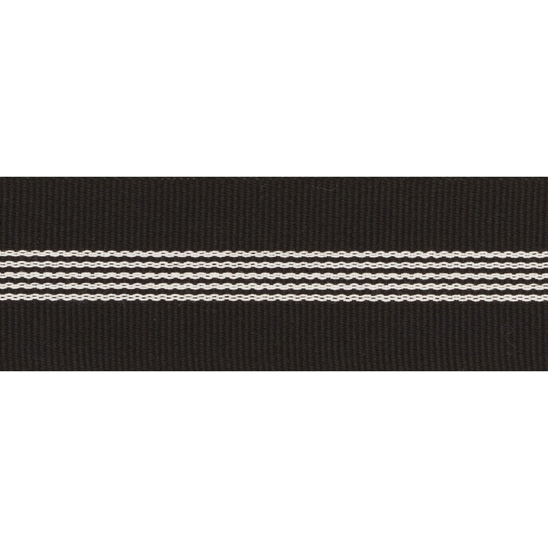 Schumacher NILSSON TAPE INDOOR/OUTDOOR BLACK Trim | Atlanta Fabrics