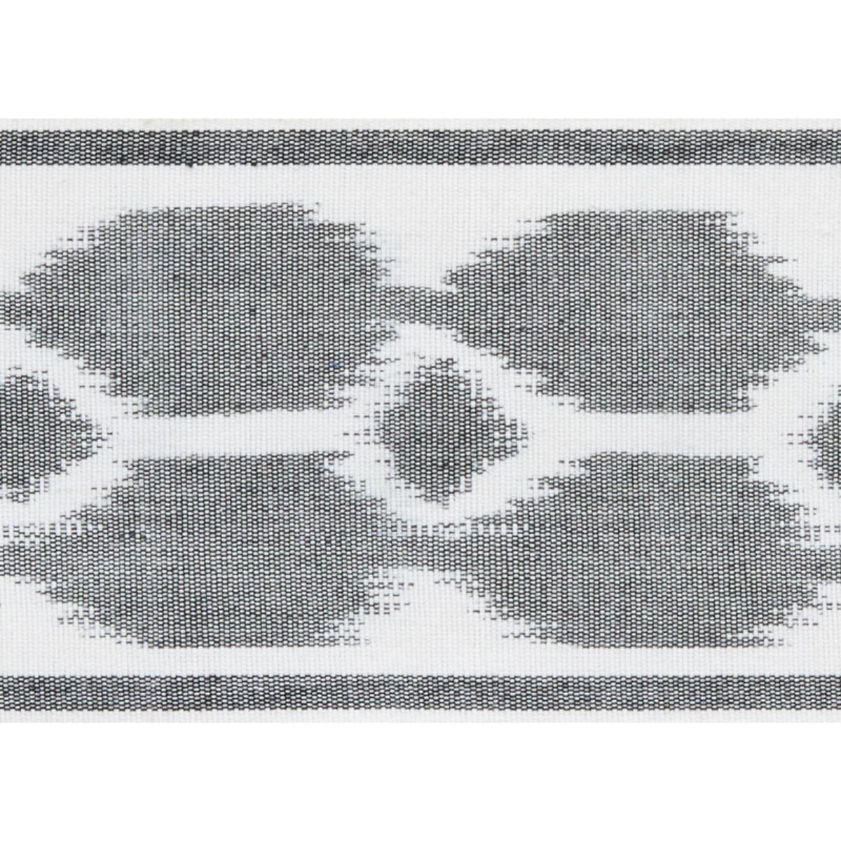 SCHUMACHER TELIA TAPE CHARCOAL TRIM | Atlanta Fabrics