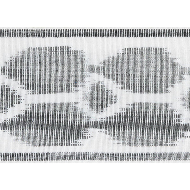 SCHUMACHER TELIA TAPE CHARCOAL TRIM | Atlanta Fabrics