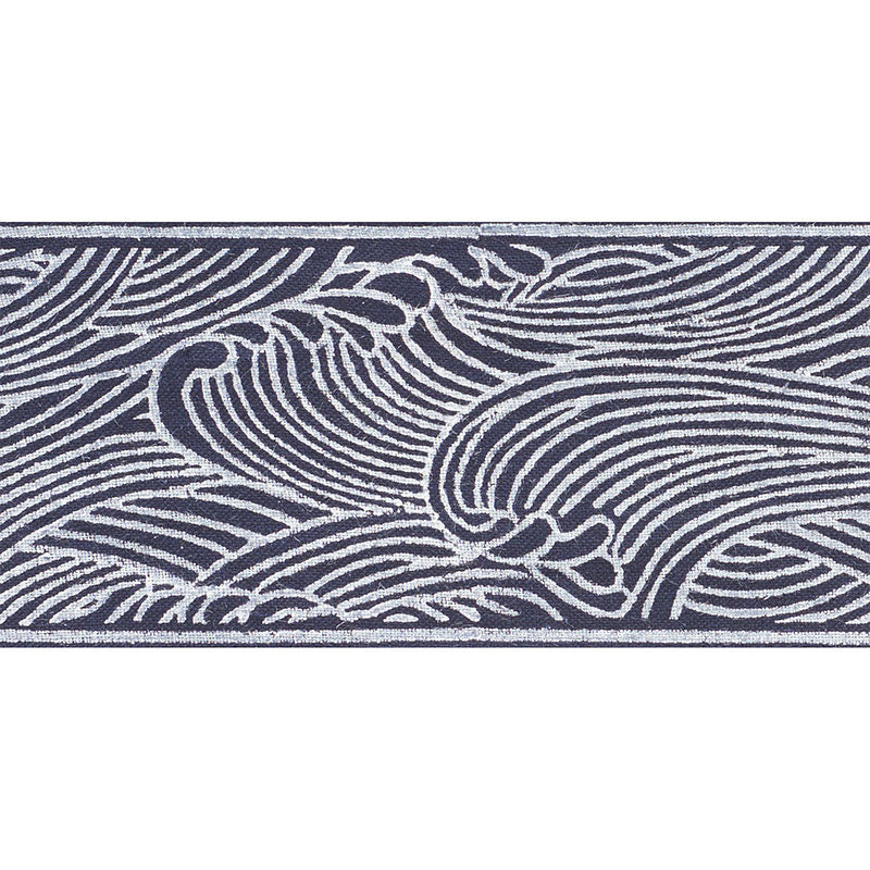 Schumacher UMI TAPE INDIGO Trim | Atlanta Fabrics