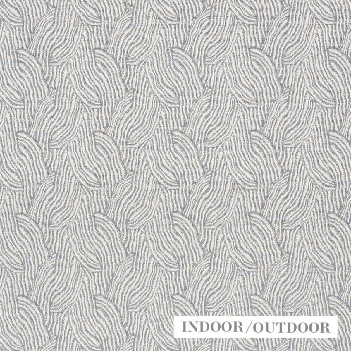 Schumacher STRATA INDOOR/OUTDOOR SLATE Fabric | Atlanta Fabrics