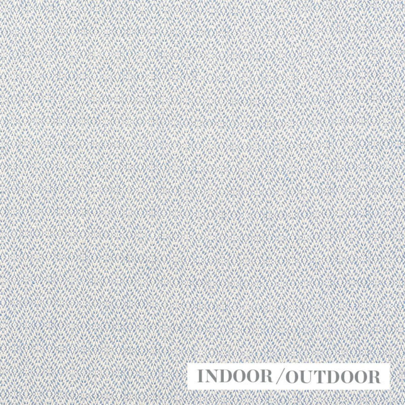 SCHUMACHER DIAMOND WEAVE INDOOR/OUTDOOR CHAMBRAY FABRIC | Atlanta Fabrics