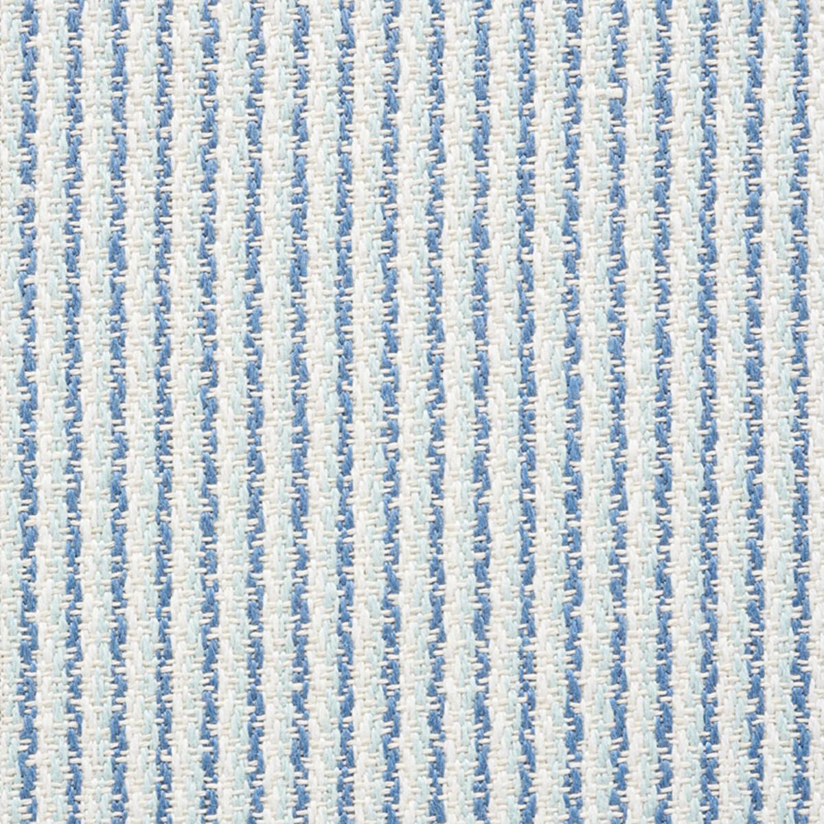 Schumacher SHORELINE STRIPE SKY Fabric | Atlanta Fabrics