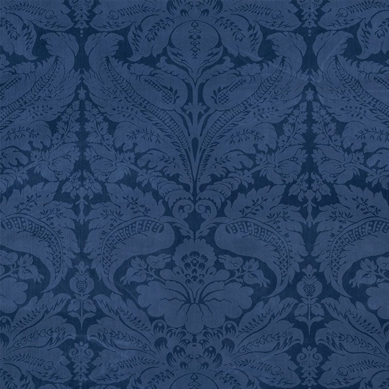 Schumacher CORDWAIN VELVET SAPPHIRE Fabric | Atlanta Fabrics