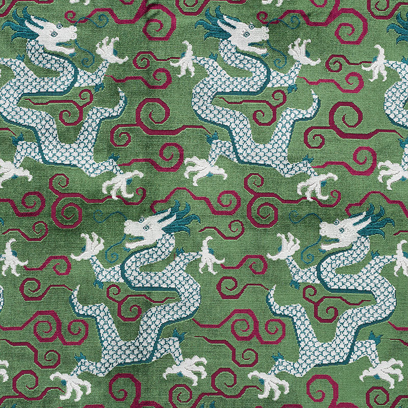 Schumacher BIXI VELVET EMERALD Fabric | Atlanta Fabrics