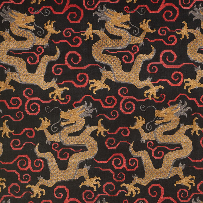 Schumacher BIXI VELVET ONYX Fabric | Atlanta Fabrics