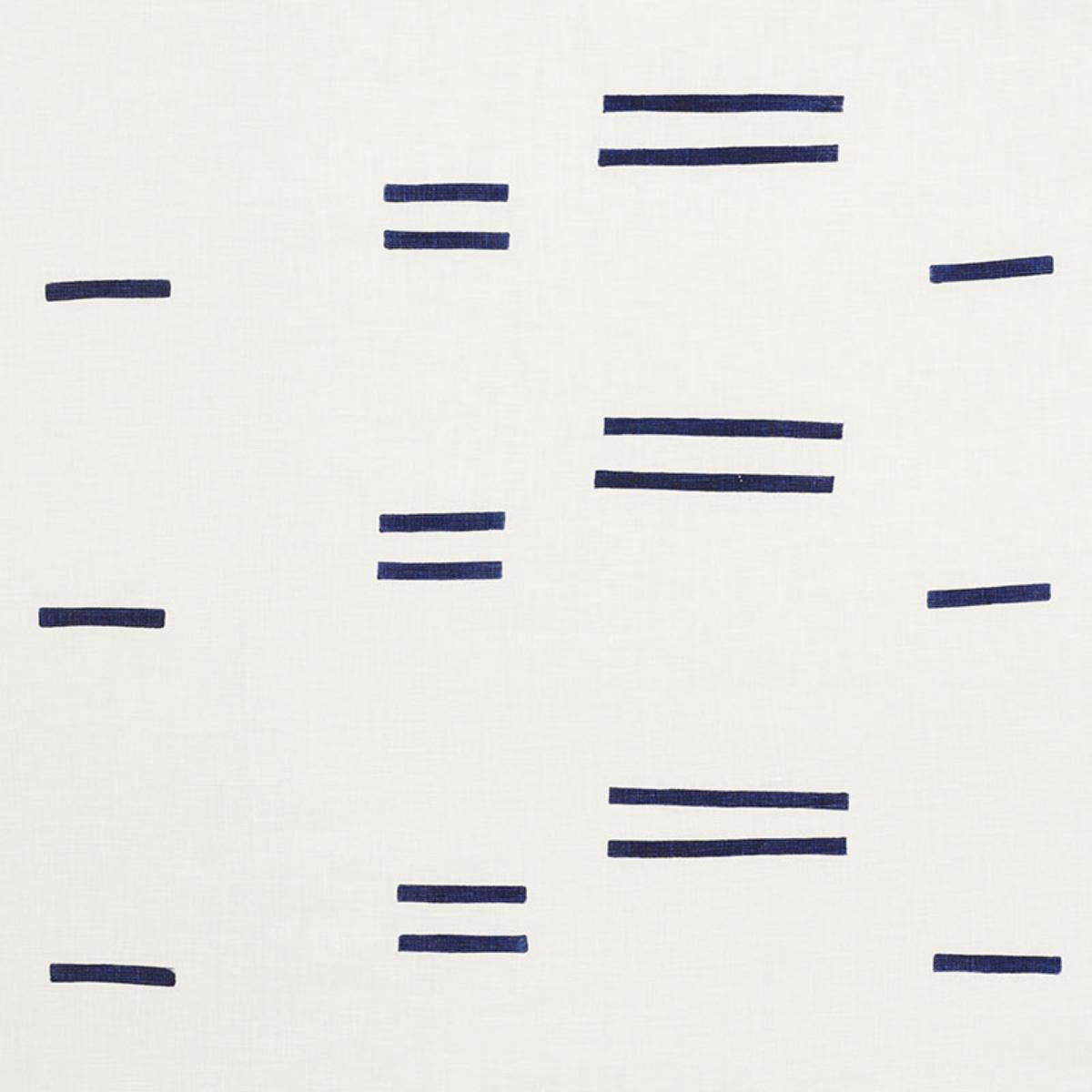 OAXACA HAND BLOCK PRINT NAVY ON WHITE