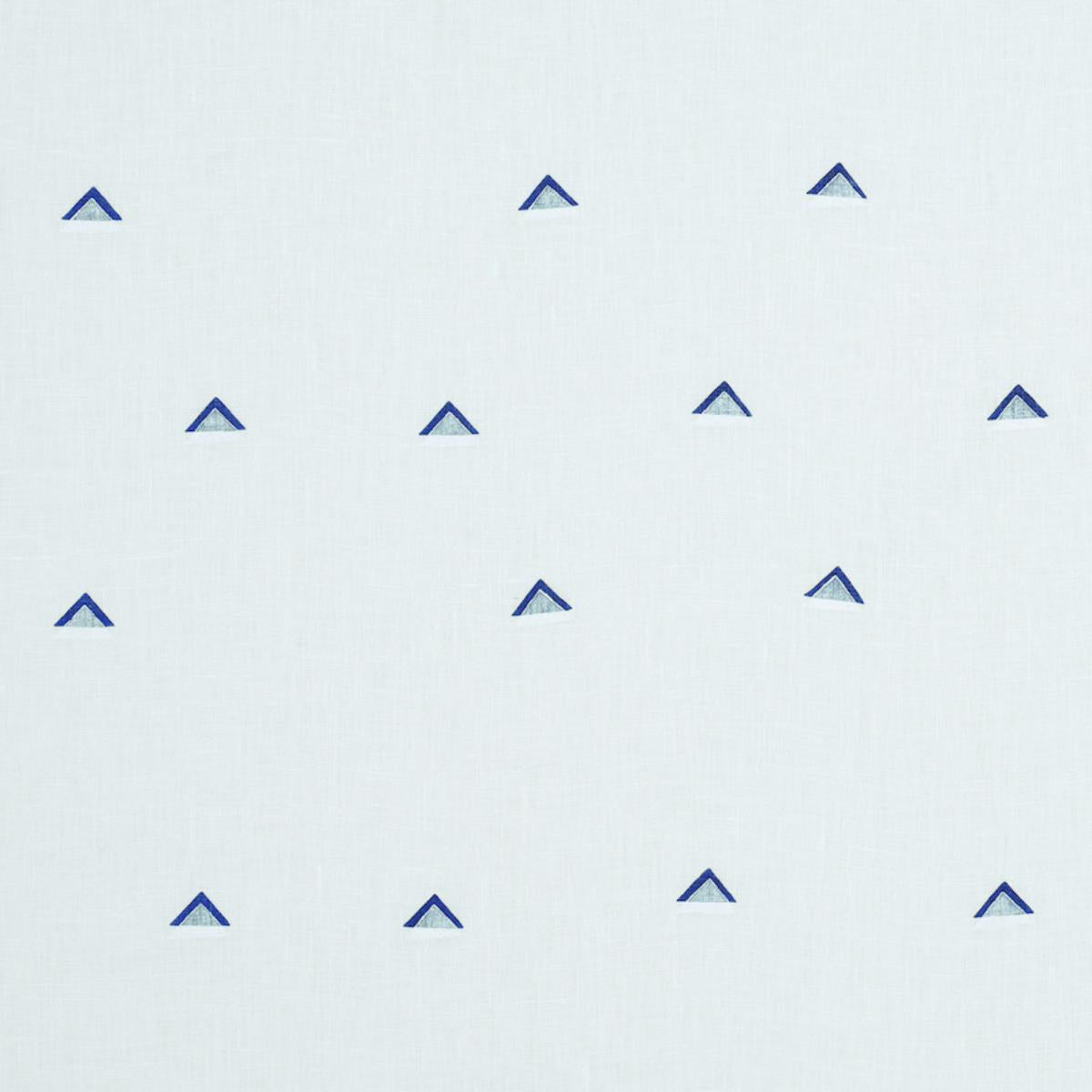OVERLAPPING TRIANGLES HAND PRINT NAVY & WHITE