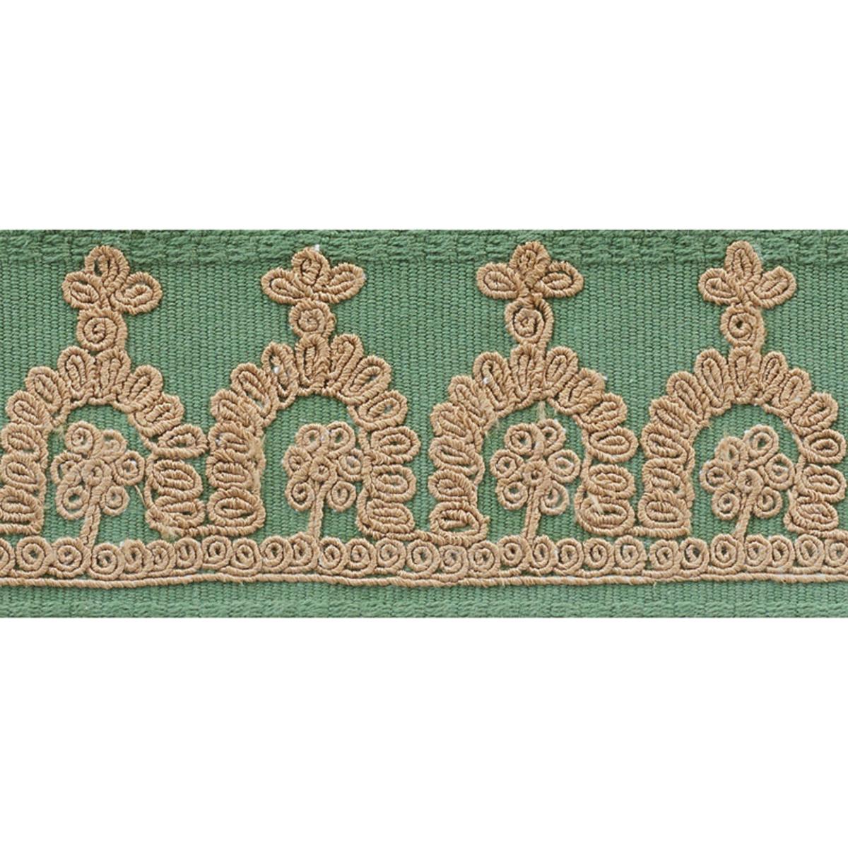 Noelia Embroidered Tape JADE
