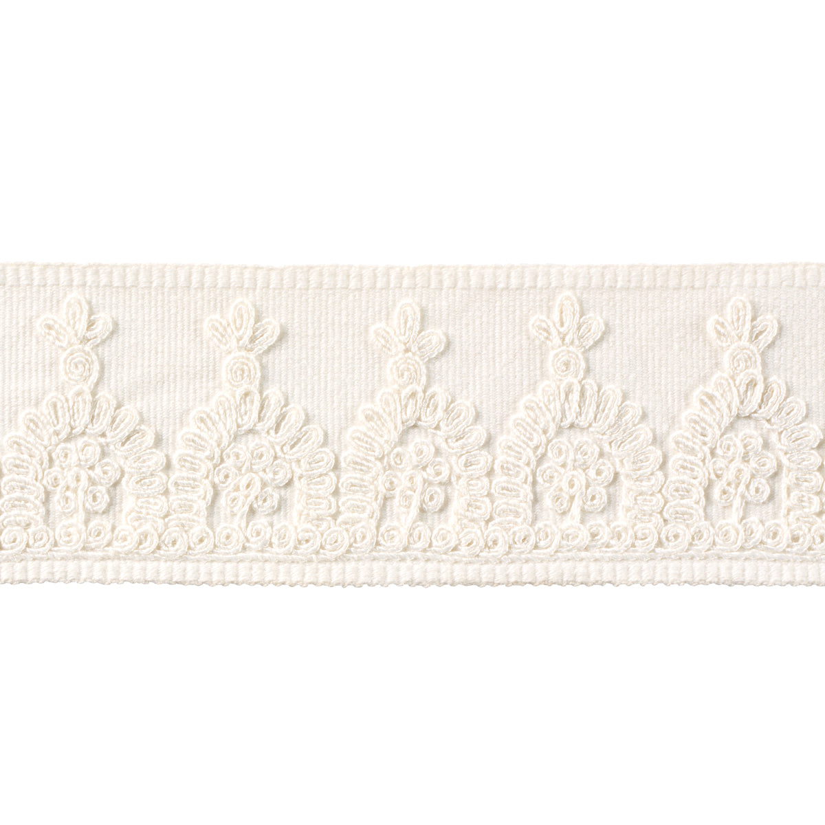 NOELIA EMBROIDERED TAPE WHITE