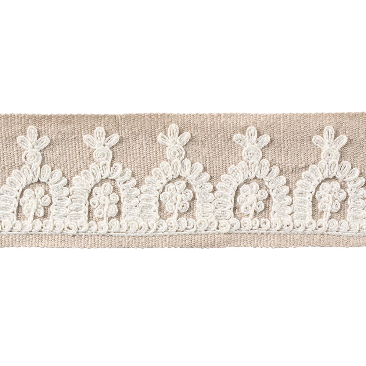 NOELIA EMBROIDERED TAPE NATURAL