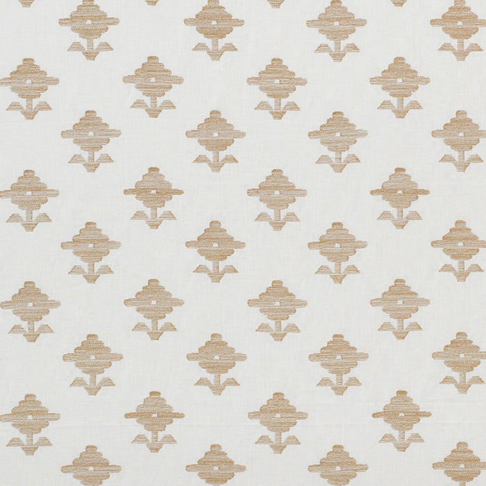 SCHUMACHER RUBIA EMBROIDERY IVORY FABRIC | Atlanta Fabrics