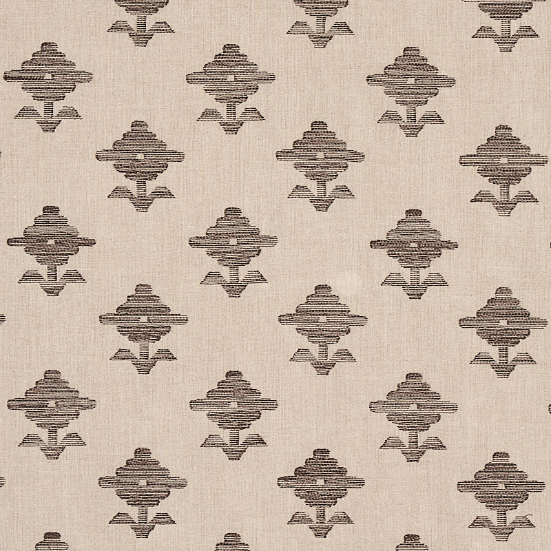 RUBIA EMBROIDERY BROWN