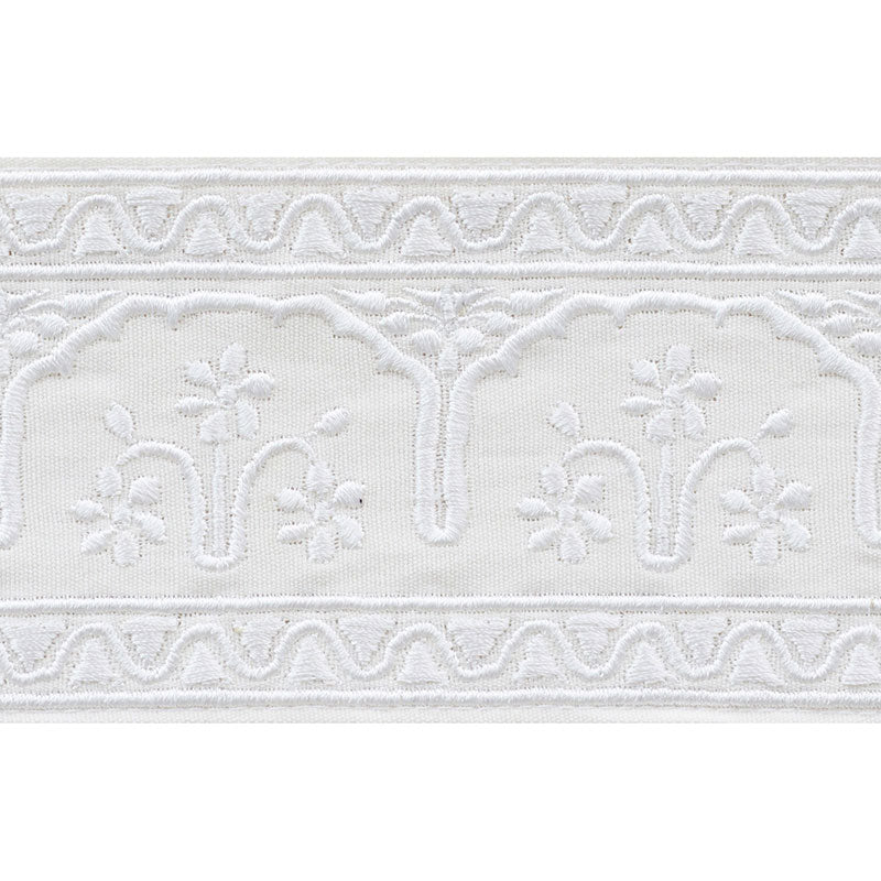 Schumacher NIKOLA TAPE IVORY Trim | Atlanta Fabrics