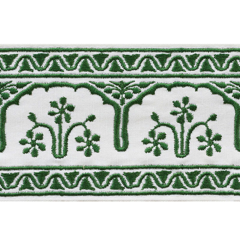 Schumacher NIKOLA TAPE EMERALD Trim | Atlanta Fabrics