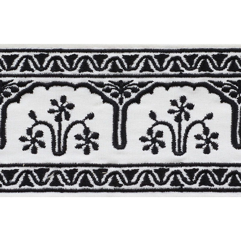 Schumacher NIKOLA TAPE BLACK Trim | Atlanta Fabrics