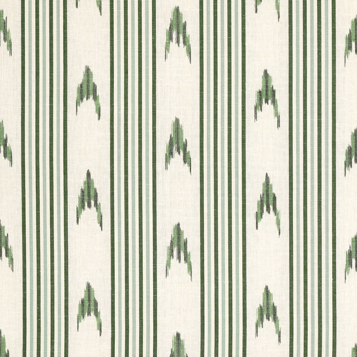 SANTA BARBARA IKAT LEAF GREEN