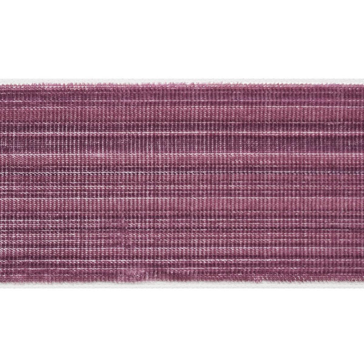 GASPARD VELVET TAPE WIDE EGGPLANT