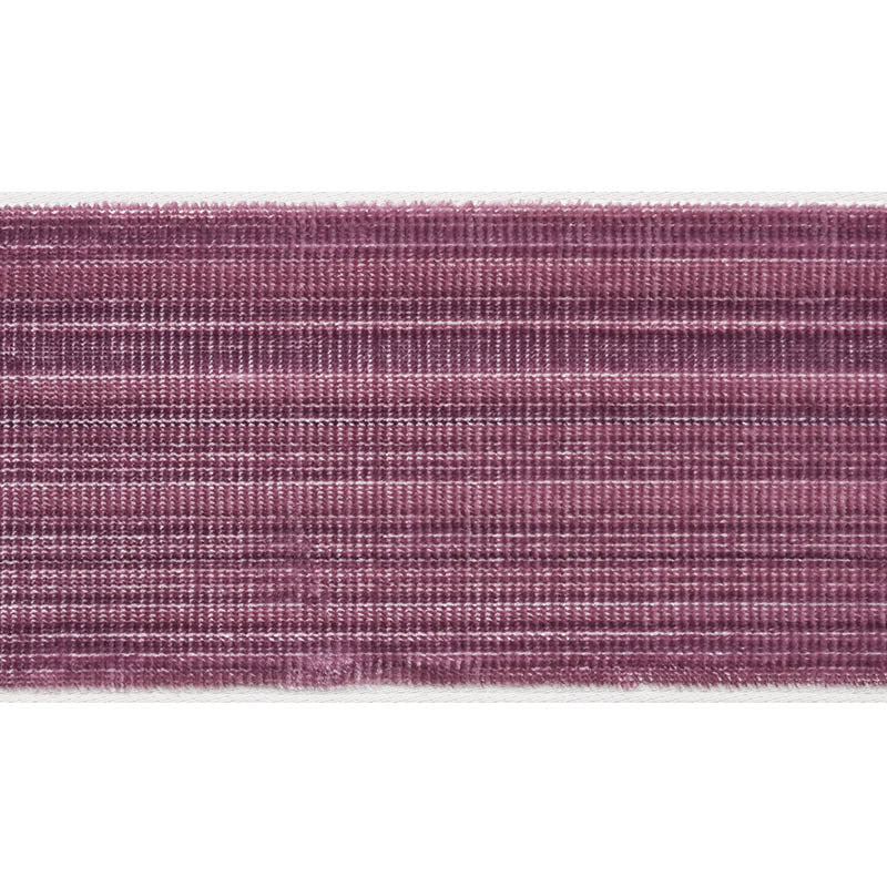 GASPARD VELVET TAPE WIDE EGGPLANT