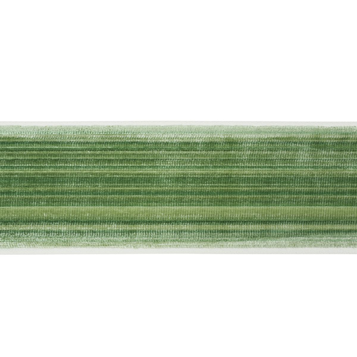 GASPARD VELVET TAPE WIDE EMERALD