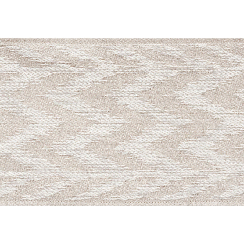 Schumacher CHEVRON WOVEN TAPE NATURAL Trim | Atlanta Fabrics
