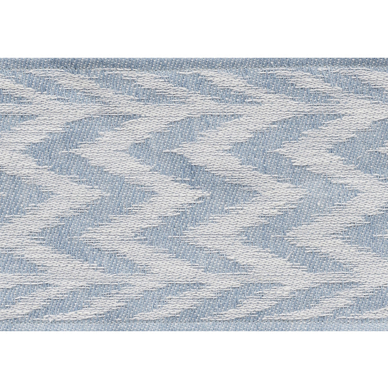 Schumacher CHEVRON WOVEN TAPE SKY Trim | Atlanta Fabrics