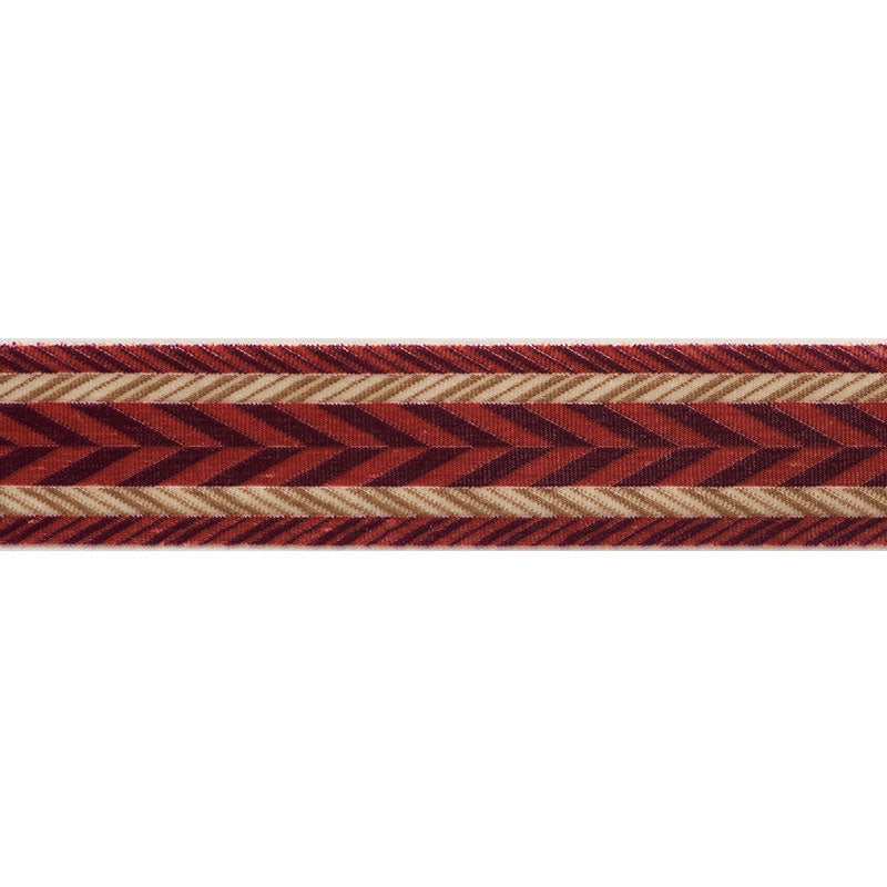 Schumacher STINSON TAPE RUBY Trim | Atlanta Fabrics