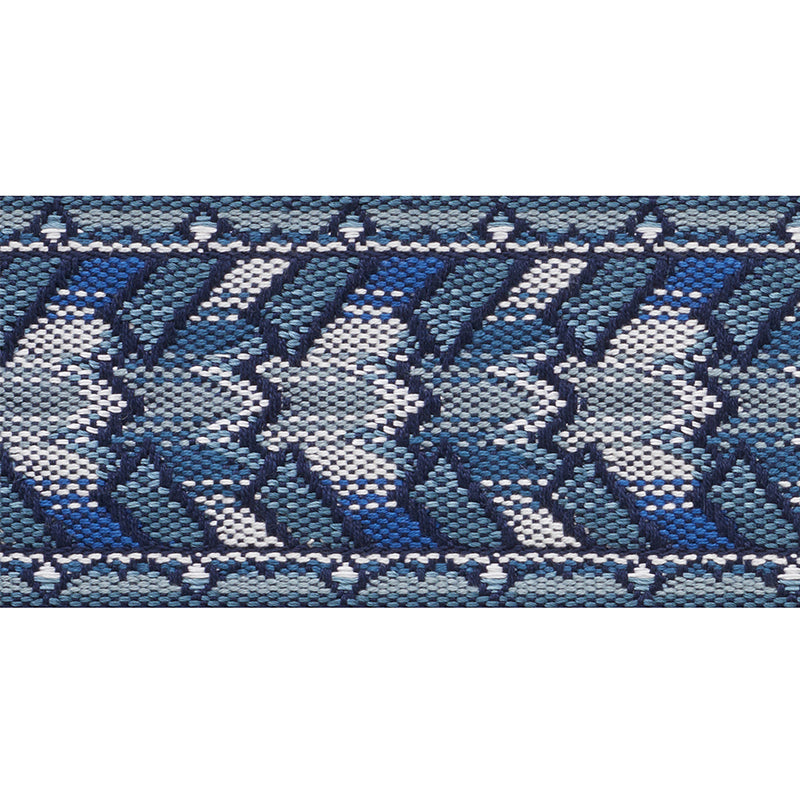 Schumacher NEEDLEWORK TAPE BLUE Trim | Atlanta Fabrics