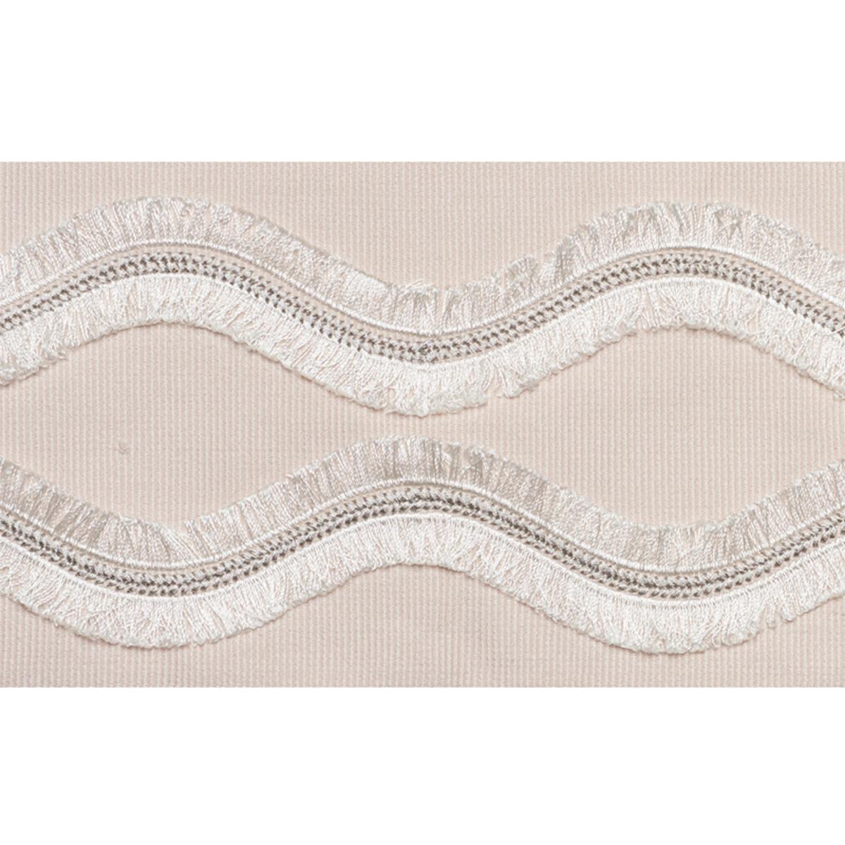 OGEE EMBROIDERED TAPE BLUSH