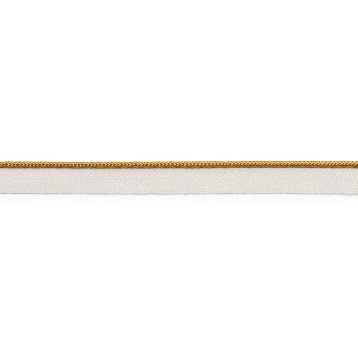 GUSTAVE SILK LIP CORD NARROW GOLD