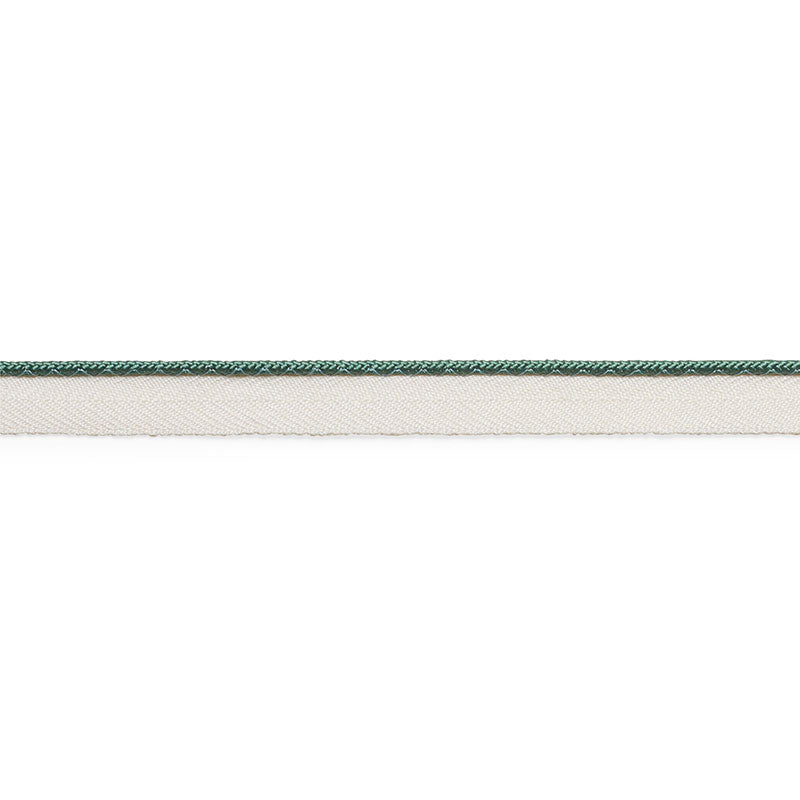 Schumacher GUSTAVE SILK LIP CORD NARROW PATINA Trim | Atlanta Fabrics