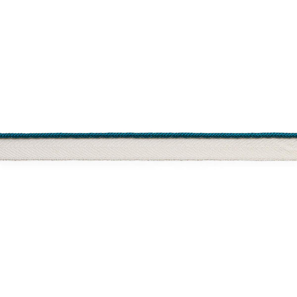 GUSTAVE SILK LIP CORD NARROW PEACOCK
