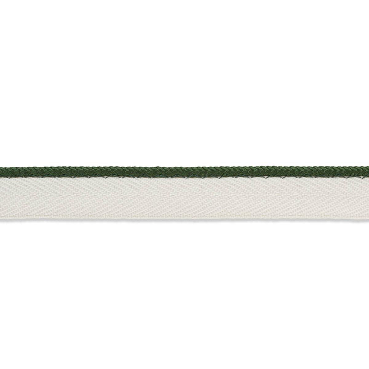GUSTAVE SILK LIP CORD NARROW EMERALD
