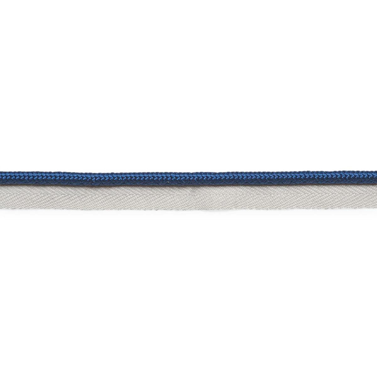 Schumacher GUSTAVE SILK LIP CORD MEDIUM NAVY Trim | Atlanta Fabrics