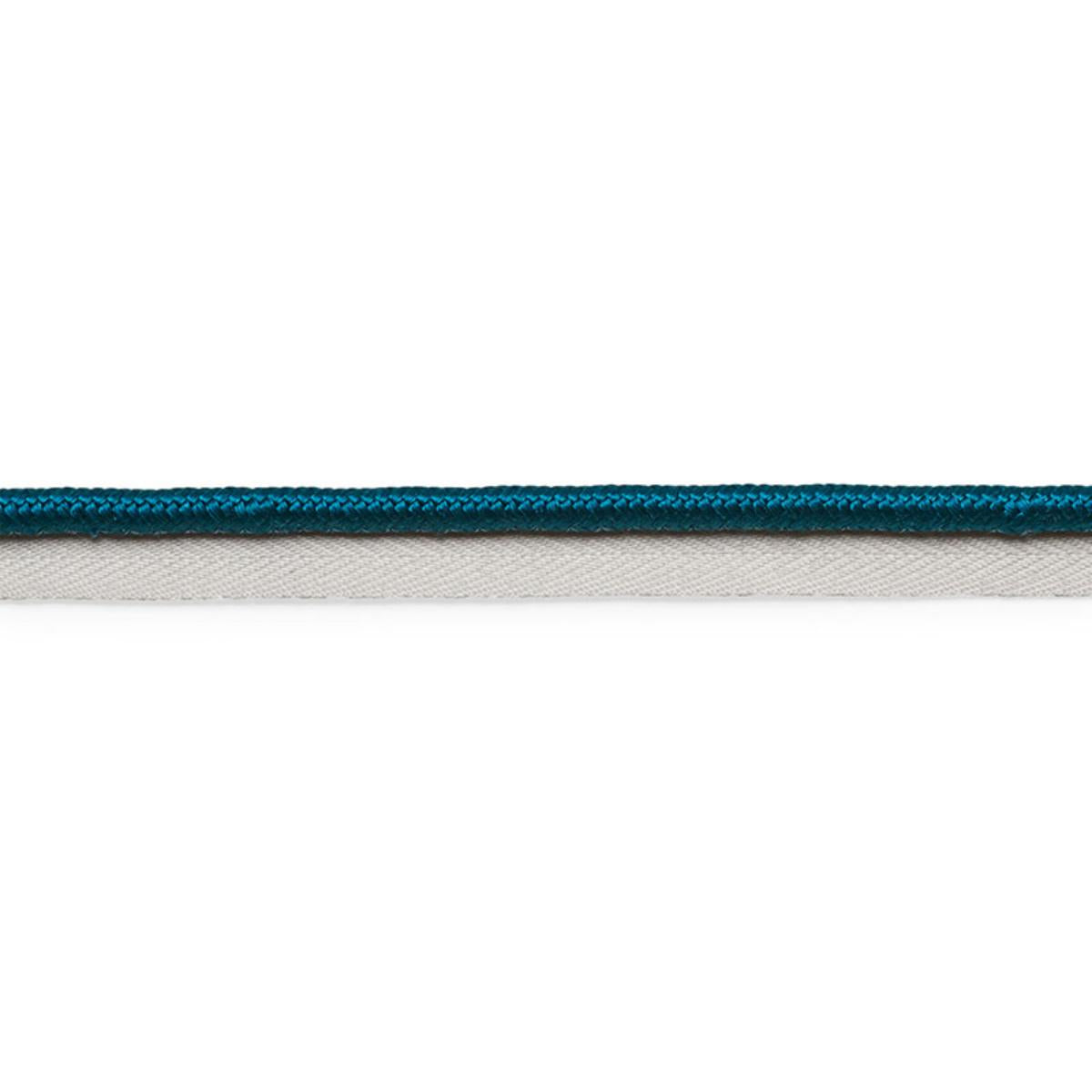 GUSTAVE SILK LIP CORD WIDE PEACOCK