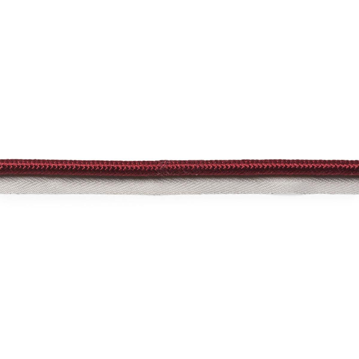 GUSTAVE SILK LIP CORD WIDE BURGUNDY