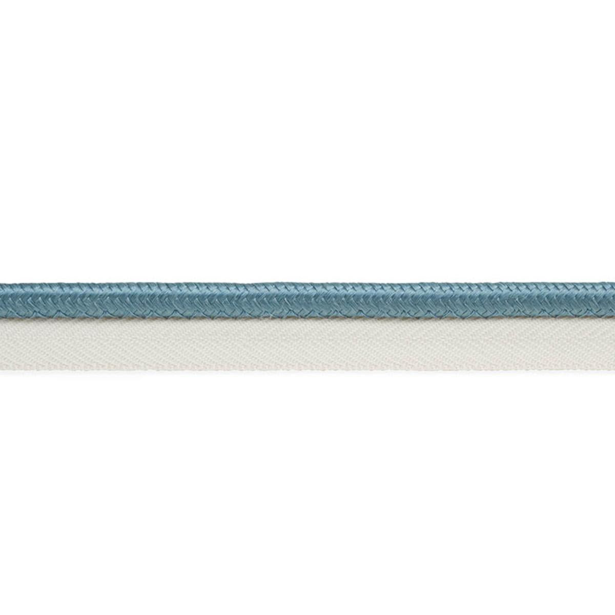 Schumacher GUSTAVE SILK LIP CORD WIDE CADET Trim | Atlanta Fabrics
