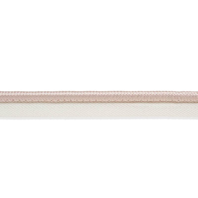 Schumacher GUSTAVE SILK LIP CORD WIDE BLUSH Trim | Atlanta Fabrics