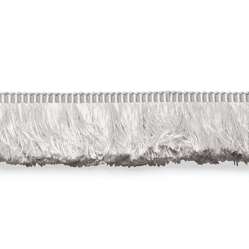 Schumacher FRANCOIS SILK BRUSH FRINGE DOVE Trim | Atlanta Fabrics