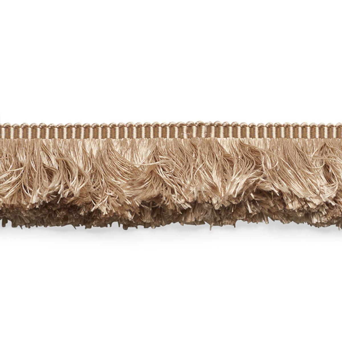 SCHUMACHER FRANCOIS SILK BRUSH FRINGE SAND TRIM | Atlanta Fabrics