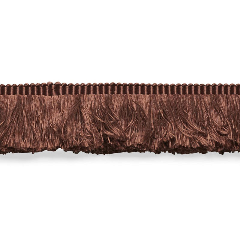 SCHUMACHER FRANCOIS SILK BRUSH FRINGE BROWN TRIM | Atlanta Fabrics